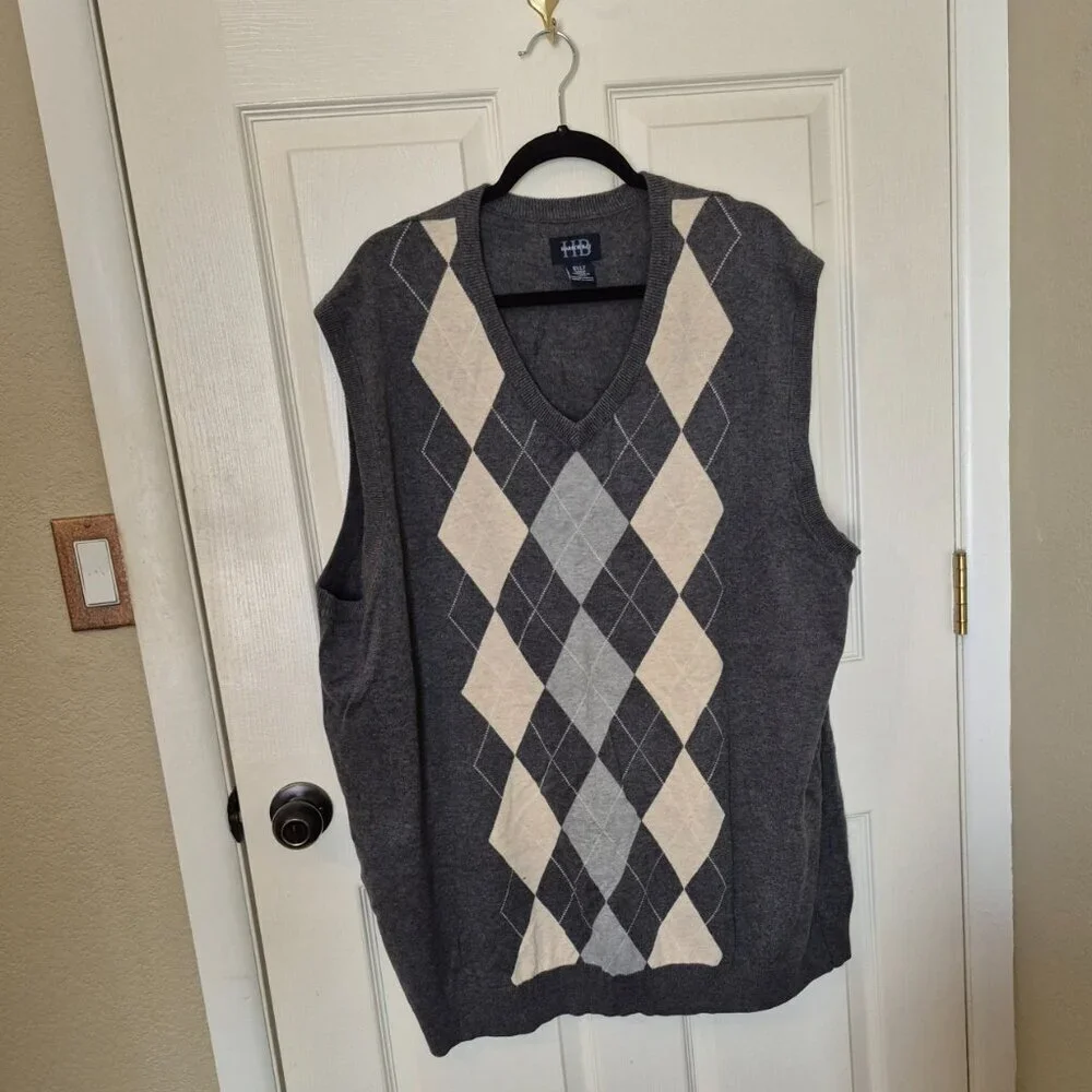 Harbor Bay Men's Sweater Vest 2XLT